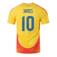 Pánský Fotbalový dres Kolumbie James Rodriguez #10 Copa America 2024 Domácí Krátký Rukáv